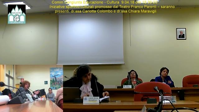 Commissione Congiunta Educazione   Cultura  9 04 18 Ore 18 30 20