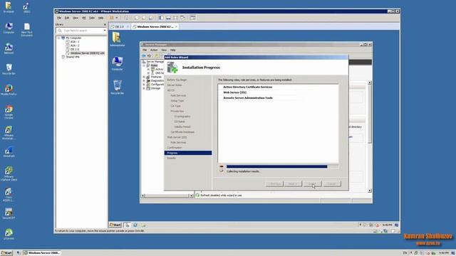 Install a Root Certification Authority on Windows Server 2008 R2 Enterprise 64-bit смотреть онлайн