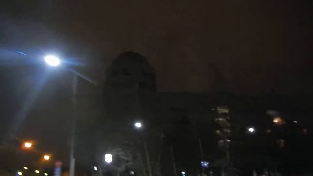 Концертный зал Шалкыма - ночной вид смотреть онлайн