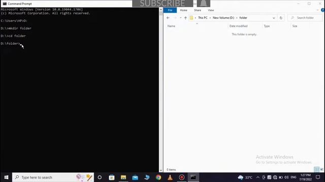 How to Change Directory in Command Promt |Delete Files and Folders using CMD.#cmd#cmdtricks смотреть онлайн