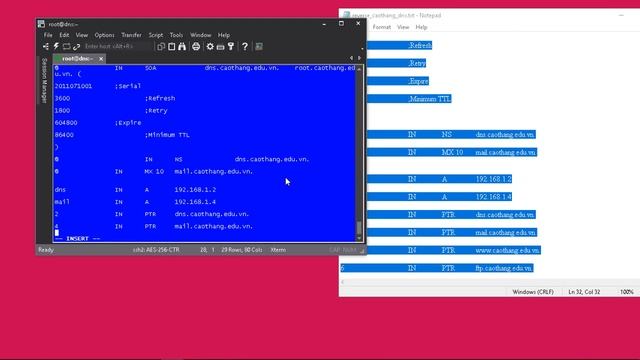 Installing and Configuring DNS in Linux Centos 7 смотреть онлайн