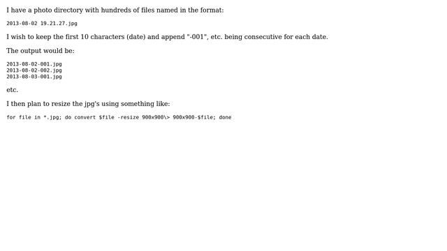 Unix & Linux: Rename multiple files removing last characters and renumbering смотреть онлайн