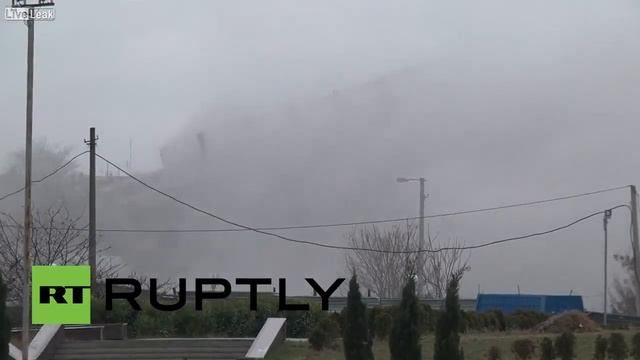 Russia THIRD time lucky! Sevastopol building finally goes down смотреть онлайн