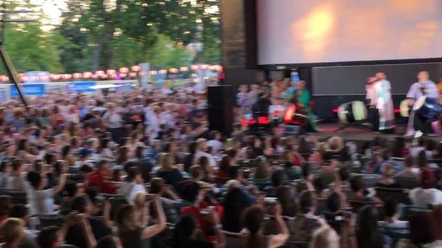 Шоу японских барабанщиков на J-Fest в Парке Горького 4 авгуса 2018 - 2 смотреть онлайн