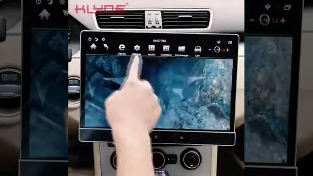 Tesla style 12.8’’ Android 9.0 2din with rotation screen with CarPlay смотреть онлайн