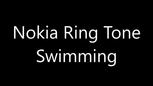 Nokia ringtone - Swimming смотреть онлайн