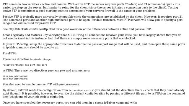 DevOps & SysAdmins: How to do kmod-less FTP on "centos like" vps? смотреть онлайн