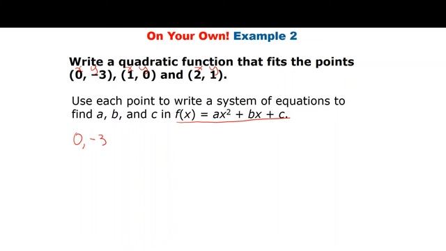5 8 Curve fitting with quadratic models смотреть онлайн