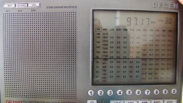 Degen 1103 FM радиоэфир города Айя-Напа (Кипр)