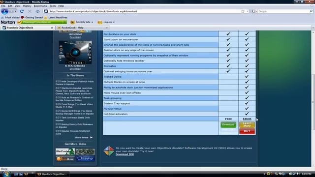Docks for Windows XP/Vista. смотреть онлайн