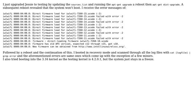 Unix & Linux: Can't boot Debian testing after upgrade смотреть онлайн