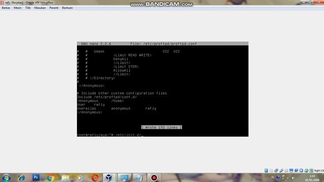 FTP Debian 8 (anonymous) смотреть онлайн