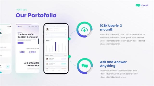 🔴 Download ChatAI SAAS Powerpoint Template - Technology PowerPoint Template смотреть онлайн