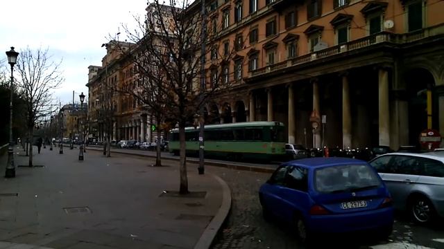 Римский трамвай. Пл. Виктора Эммануила ІІ