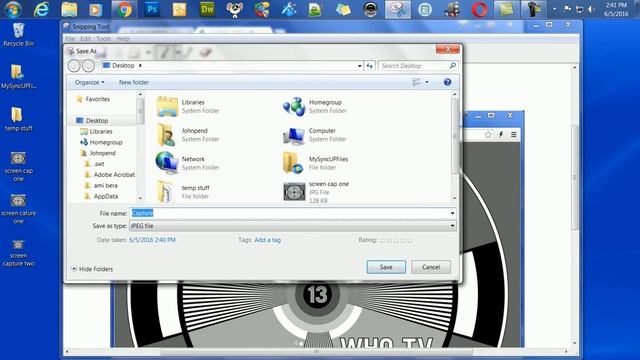 Make screenshot in Windows 7 with Snipping Tool смотреть онлайн