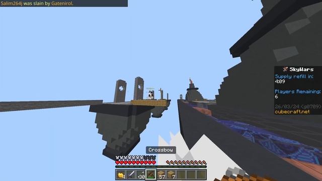 SKYWARS BEST MOMENTS #2 | CUBECRAFT BEDROCK смотреть онлайн