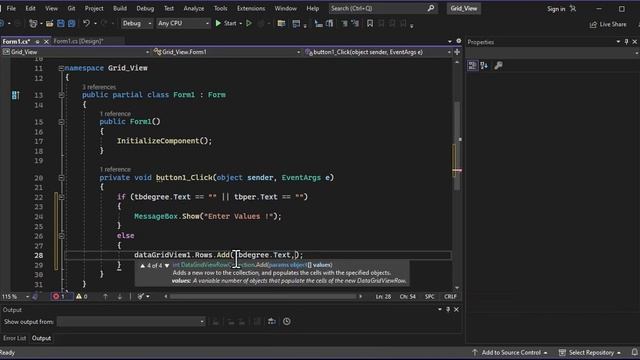 How to use Grid View with Example in Windows Desktop Application C#(.NetFrame)|LEARNWITHANAS смотреть онлайн