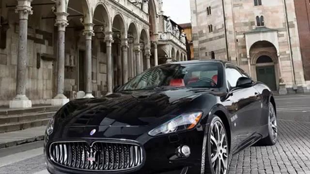 009135 Мазерати, maserati, город, черный смотреть онлайн