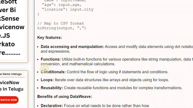 Can you explain what a data weave script looks like In MuleSoft 12 смотреть онлайн
