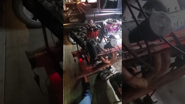 400 Small Block Engine Stand Firing It Up