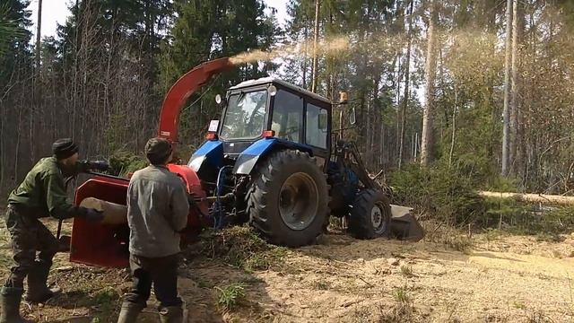 Работа веткодробилки смотреть онлайн