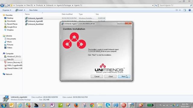 Unitrends install Agents смотреть онлайн