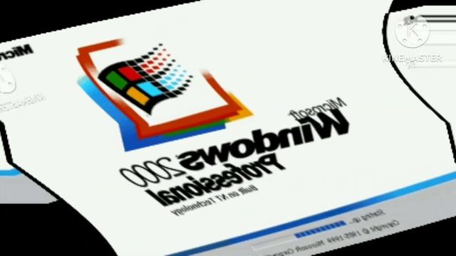 windows 2000 logo in Wind blower crashed computer смотреть онлайн
