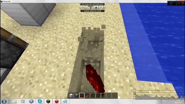 Механическая дверь в Minecraft смотреть онлайн