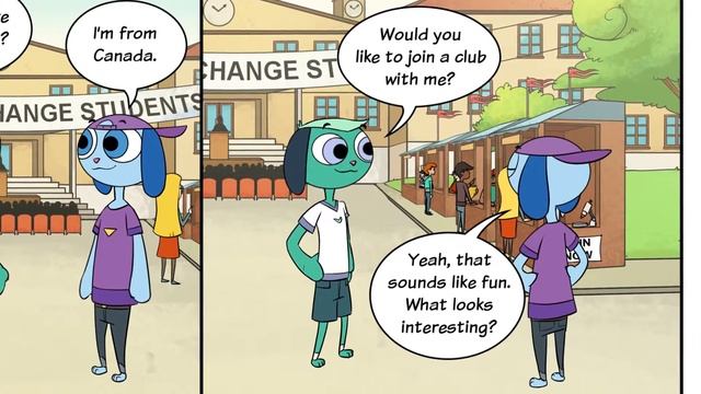 JOIN THE CLUB | English Cartoon to Learn English смотреть онлайн