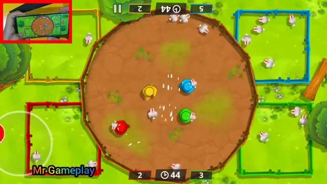 stick man party (chickens) GamePlay. 25 mobile games, android games,ios games|Mr Gameplay| смотреть онлайн