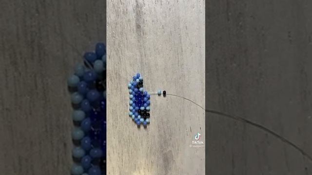 туториал на Стича из бисера💞😩#biser #рекомендации