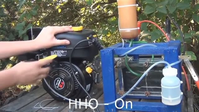 Small Engine HHO Injection! Make HHO Generator at home смотреть онлайн