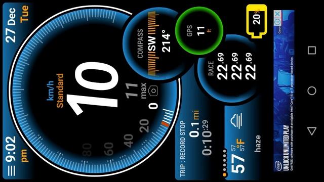 Top 3 HUD speedometer on android смотреть онлайн