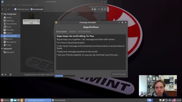 How To Install Skype For Linux On Peppermint OS 8 смотреть онлайн