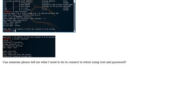 Telnet Linux and connecting with putty on Windows 10 with root user and password смотреть онлайн