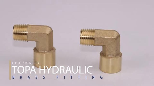 How Can I Get Topa Hydraulic Factory Brass Fitting 90 Degree Elbow Steel Fitting In China