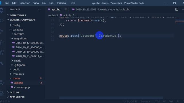 laravel 7 api tuto 1 myanmar смотреть онлайн