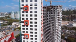 Видеоотчет о ходе строительства от 23 августа 2024 г. в ЖК «Бугров» в Нижнем Новгороде