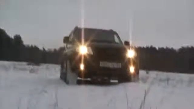 УАЗ - Patriot - По снегу ! )) смотреть онлайн