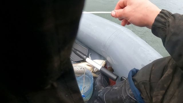 Рыбалка на реке, Налим на перемет...