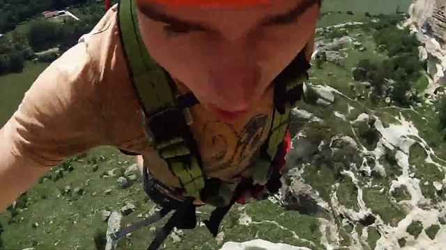 Прыжки с веревкой! 4 грот Качи-Кальона! 11-12 июля 2015 смотреть онлайн