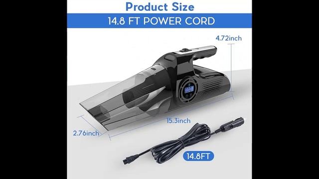 YANTU 6000PA Portable Air Compressor Pump Car Air Pump 12V DC Inflatable Pump Pressure смотреть онлайн