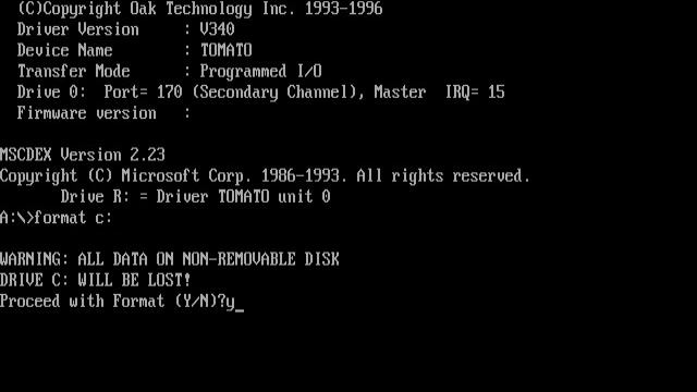 Bonus MS-DOS 6.22 Destruction Video! смотреть онлайн