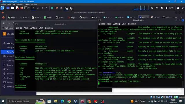 Live Stream REVIEW UPDATED *MSFVENOM* OPTIONINAL & MAKE APK ANDROID ON KALI LINUX BY "DHEMIT" смотреть онлайн