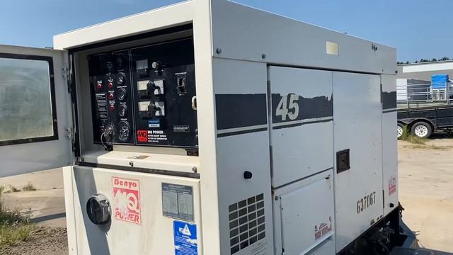 Multi Quip DCA-45 Portable Generator Start Up