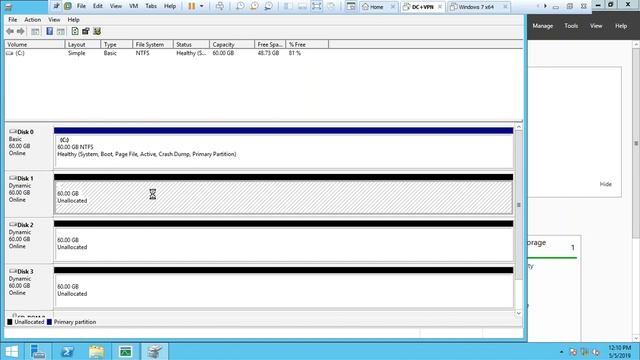 Primary partition,extended partitions,simple,span,mirror,RAID-5 Volumes in Hindi смотреть онлайн