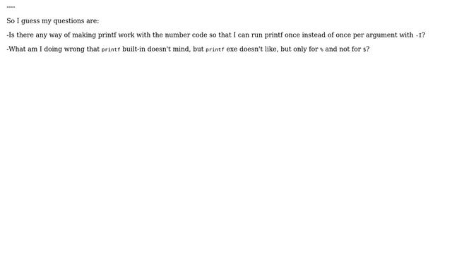 Unix & Linux: Trying to use printf to decode unicode characters passed in as arguments смотреть онлайн