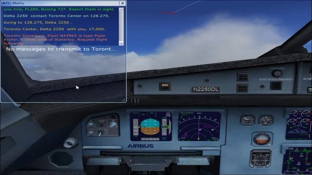 KDTW-KBUF | Delta A320 | FSX Steam смотреть онлайн