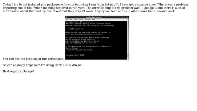 Unix & Linux: Yum doesn't work смотреть онлайн