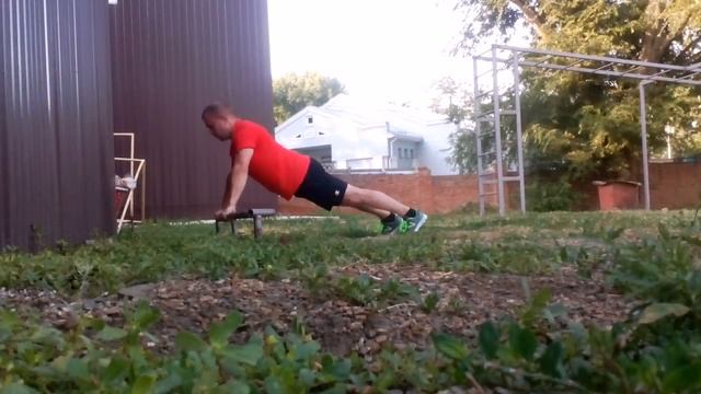 Легкая тренька после пробежки 5 км